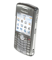BlackBerry Pearl 8110 (titanium) AT&T Top Angle