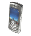 BlackBerry Pearl 8120 (titanium) T-Mobile Top Angle