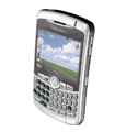 BlackBerry Curve 8320 (silver) Top Angle