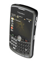 BlackBerry Curve 8330 (titanium) Sprint Top Angle 