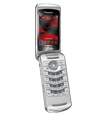 BlackBerry Pearl Flip 8230 (silver) Verizon  Left Side Angle Open